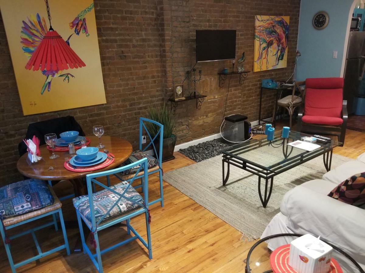 Fully Furnished Entire Floor Apartment In Historic Harlem New York Kültér fotó